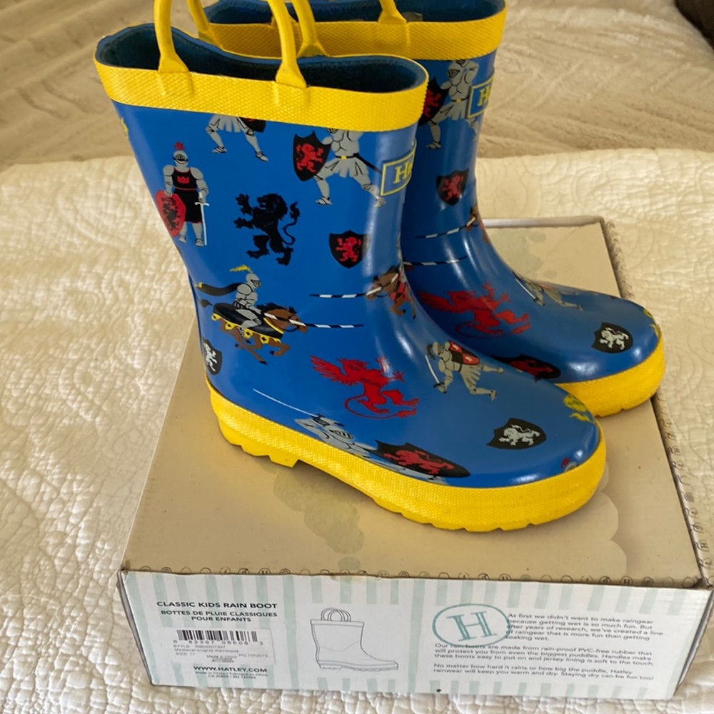 Hatley Rain boot youth 11